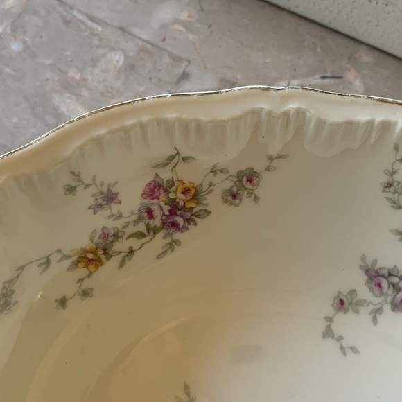 Set of 2 Theodore Haviland “Helene” Large Platter serving dishes bowls floral - Picture 4 of 12
